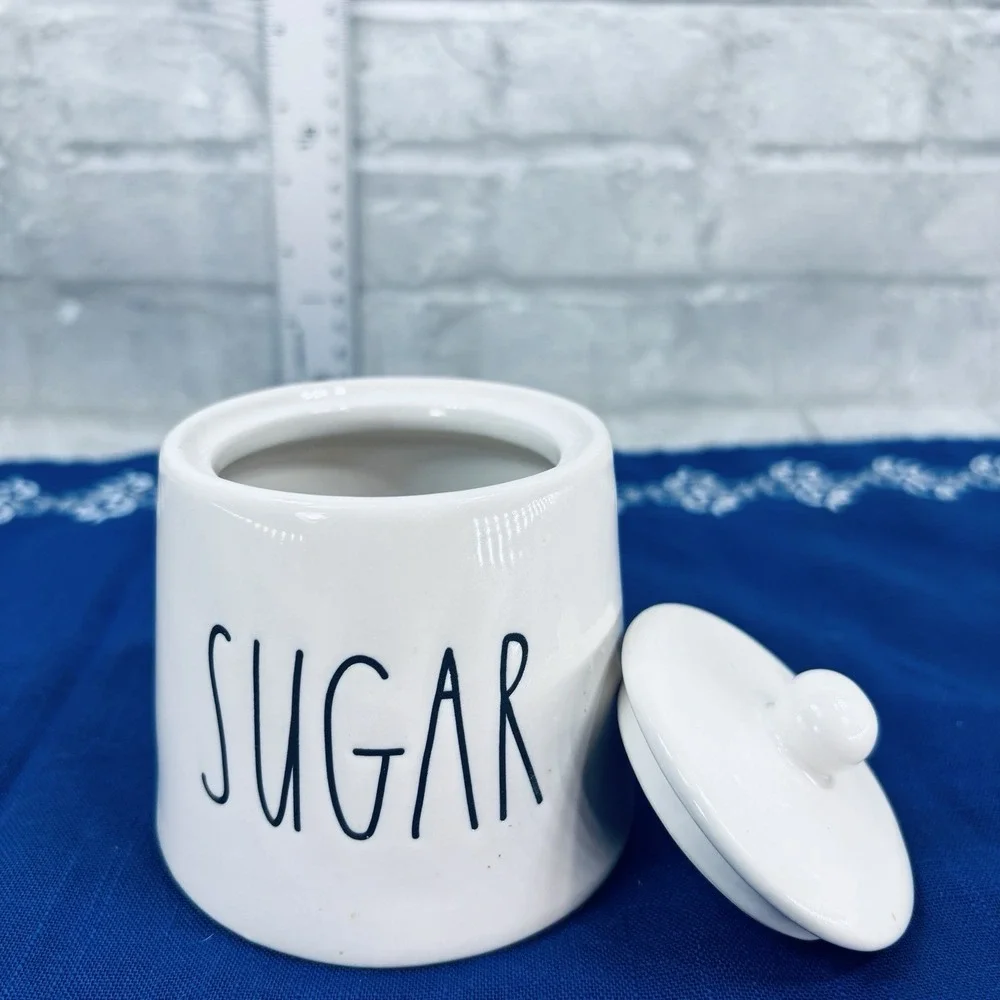 Rae Dunn Sugar Bowl & Lid 3